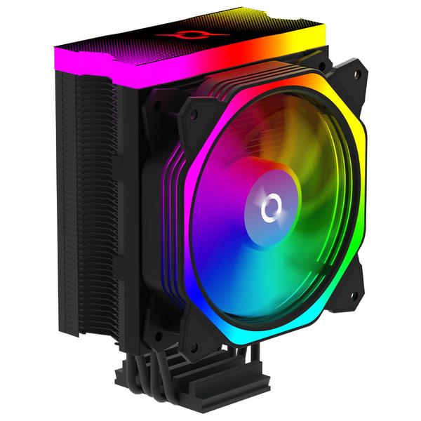 Cooler CPU AQIRYS Uranus, 120 mm,  iluminare ARGB (Negru)