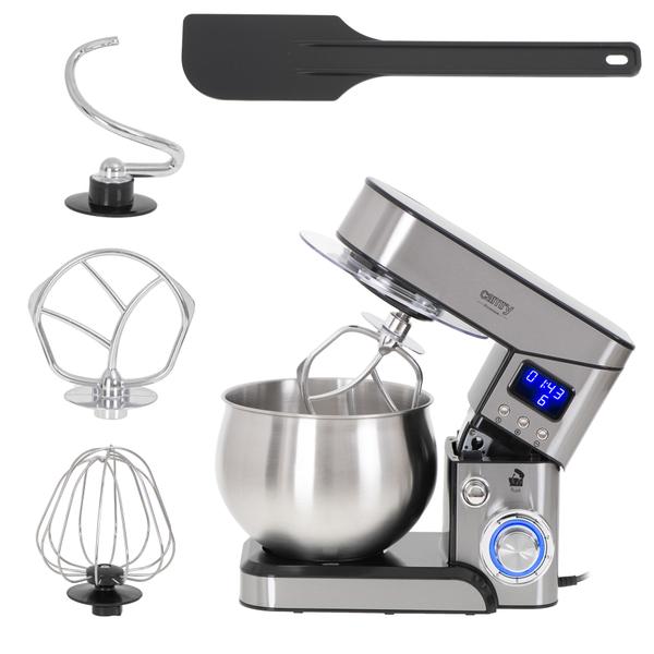 Mixer cu bol Camry CR 4223 , Putere 2000 W, Capacitate bol 5 Litri (Inox)