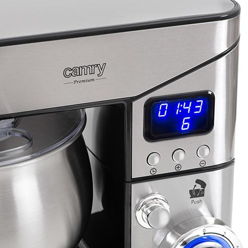 Mixer cu bol Camry CR 4223 , Putere 2000 W, Capacitate bol 5 Litri (Inox)