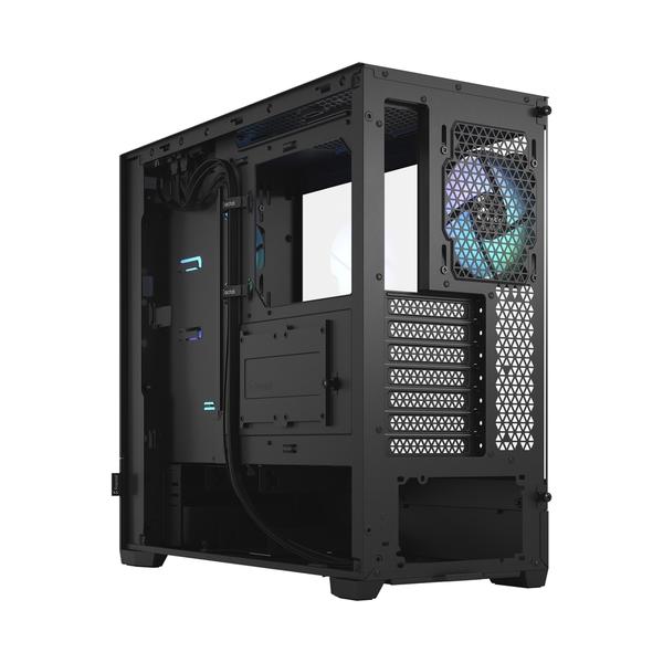 Carcasa Fractal Design Pop Air RGB Black TG Clear Tint, FD-C-POR1A-06, Mid-Tower (Negru)