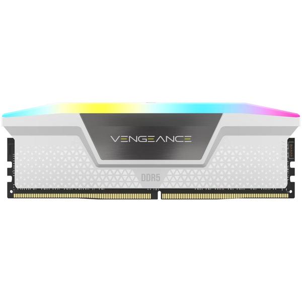 Memorie Corsair Vengeance STD PMIC XMP 3.0 White Heatspreader, 32GB (2x16GB), DDR5, 6400MT/s, CL 36, RGB