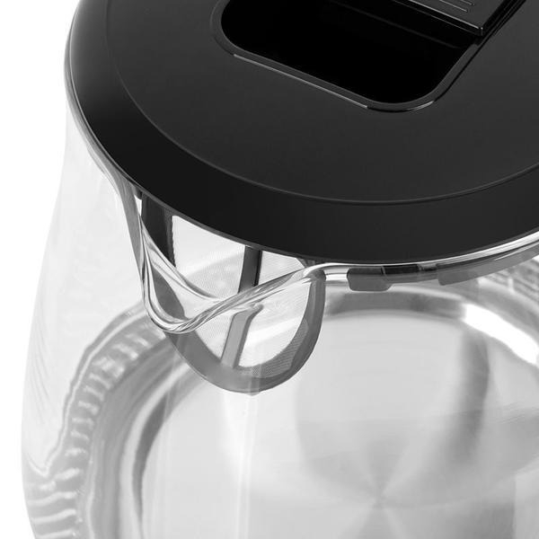 Fierbator de apa Teesa TSA1511B, 2200 W, 1.7 l, Sticla (Negru)