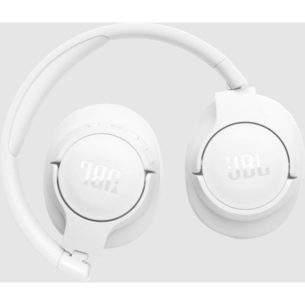 Casti Stereo Wireless JBL Tune 720BT, JBL Pure Bass Sound, Bluetooth 5.3, Conexiune multi-point, Asistent vocal (Alb)
