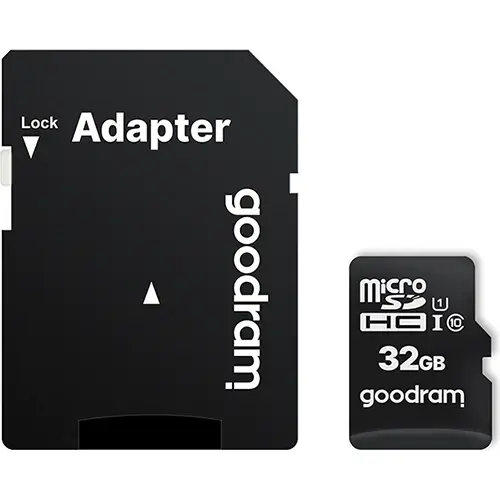 Card de memorie Goodram SMC01172, microSDHC, 32GB, UHS-I + Adaptor
