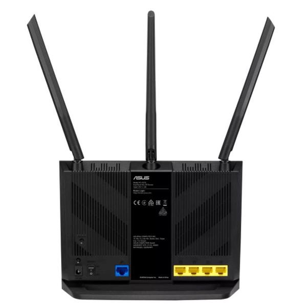 Router Wireless ASUS 4G-AX56, Gigabit, Dual Band, WiFi 6, 4G, 1800 Mbps, 3 Antene externe (Negru)