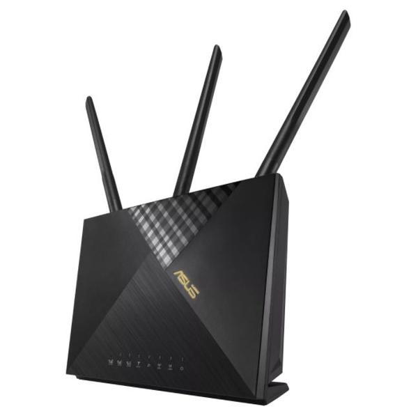 Router Wireless ASUS 4G-AX56, Gigabit, Dual Band, WiFi 6, 4G, 1800 Mbps, 3 Antene externe (Negru)