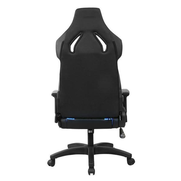 Scaun Gaming Inaza Sigge, reglabil (Negru/Albastru)