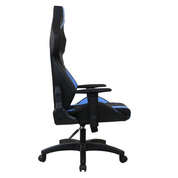 Scaun Gaming Inaza Sigge, reglabil (Negru/Albastru)