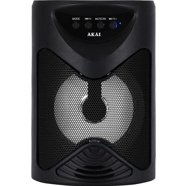 Boxa Portabila Activa Akai ABTS-704, Bluetooth 4.2, Radio FM (Negru)