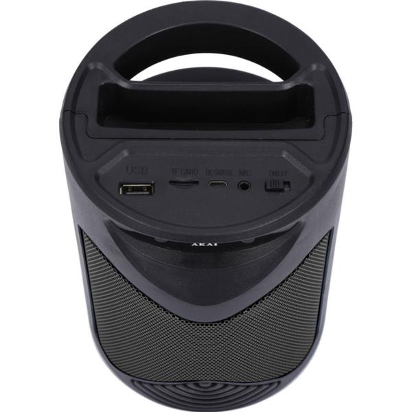 Boxa Portabila Activa Akai ABTS-704, Bluetooth 4.2, Radio FM (Negru)