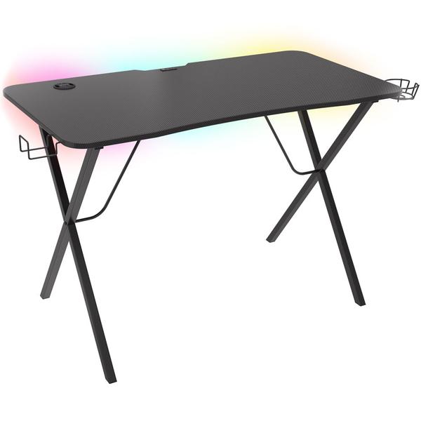 Birou Gaming Genesis Holm 200 RGB (Negru)