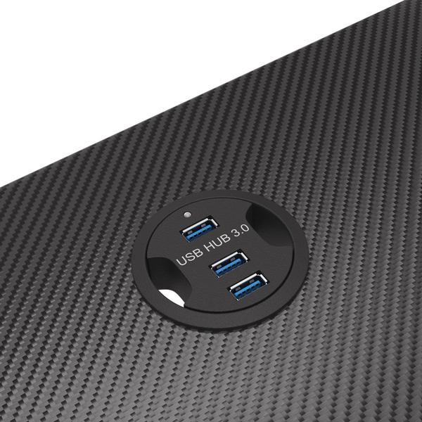 Birou Gaming Genesis Holm 200 RGB (Negru)