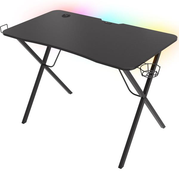 Birou Gaming Genesis Holm 200 RGB (Negru)
