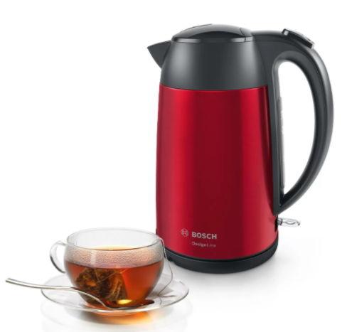 Fierbator de apa Bosch TWK3P424, 1.7 L, 2400 W (Rosu/Negru)