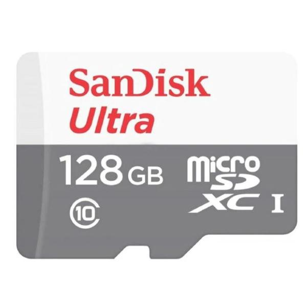 Card de memorie SanDisk Ultra microSDXC SDSQUNR-128G-GN3MA, 128GB, UHS-I, Clasa10 + Adaptor SD
