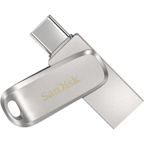 Stick USB SanDisk Ultra Dual Drive Luxe, 1TB, USB 3.1/USB Type-C (Argintiu)