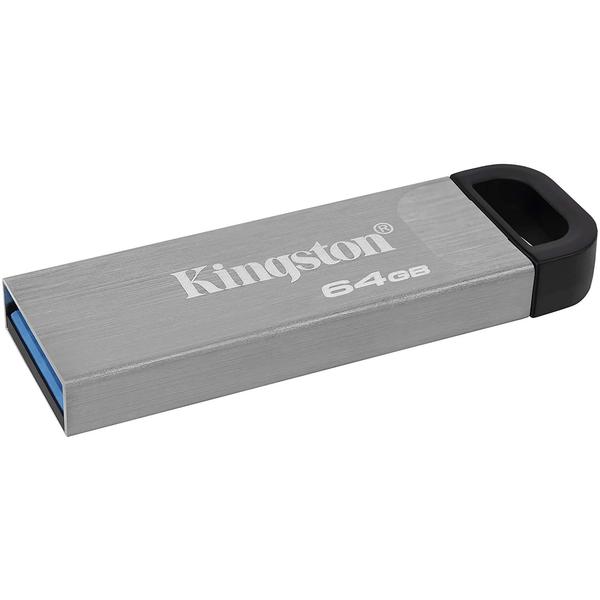 Stick USB KINGSTON DataTraveler KYSON 64GB, USB 3.2 Gen 1 (Argintiu)