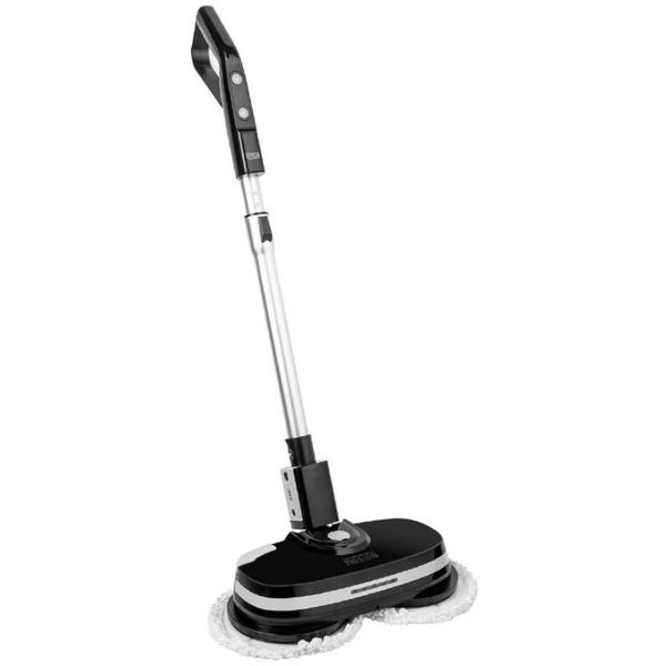 Mop electric Teesa Power Clean TSA5035, 60 W, 0.3 l, 240 rpm, Autonomie 35 min, Functie de ceruit (Negru/Argintiu)