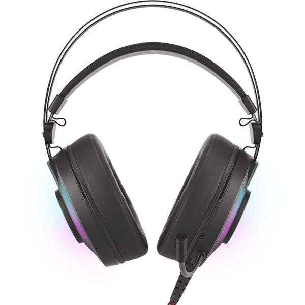 Casti Gaming Genesis Neon 600 RGB, Microfon (Negru)