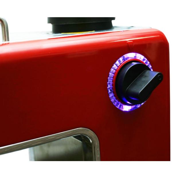 Espressor Samus CAFFECCINO RED, 800 W, 0.24 L (Rosu/Argintiu)