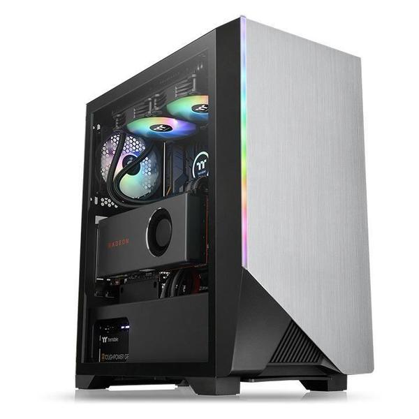 Carcasa Thermaltake H550, Mid Tower, Tempered Glass, iluminare aRGB (Argintiu)