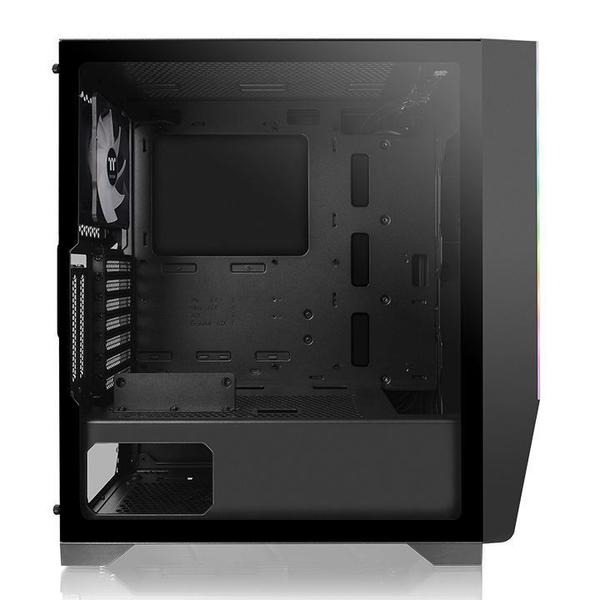 Carcasa Thermaltake H550, Mid Tower, Tempered Glass, iluminare aRGB (Argintiu)