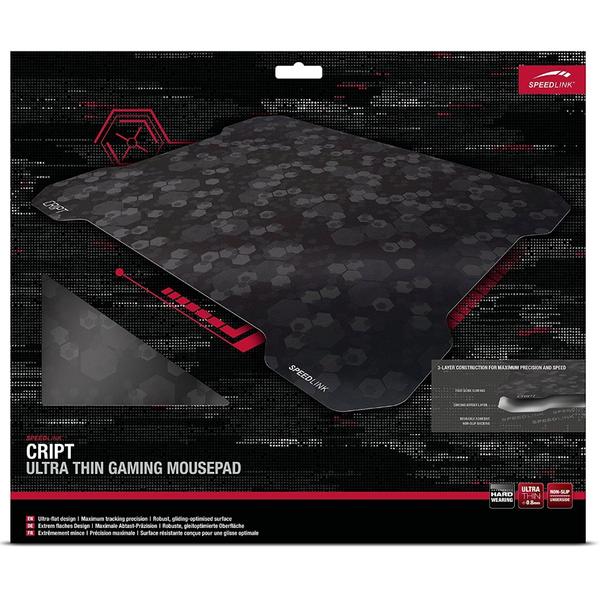 Mouse pad Gaming Speedlink Cript Ultra Thin (Negru)