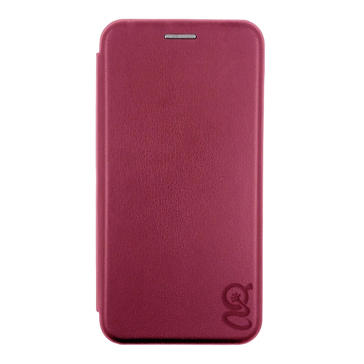 Husa pentru Samsung Galaxy S20 FE (G780), tip carte, inchidere Magnetica, buzunar Card, Functie Stand, Piele-Eco cu interior Microfibra, Flip Open, Bordo