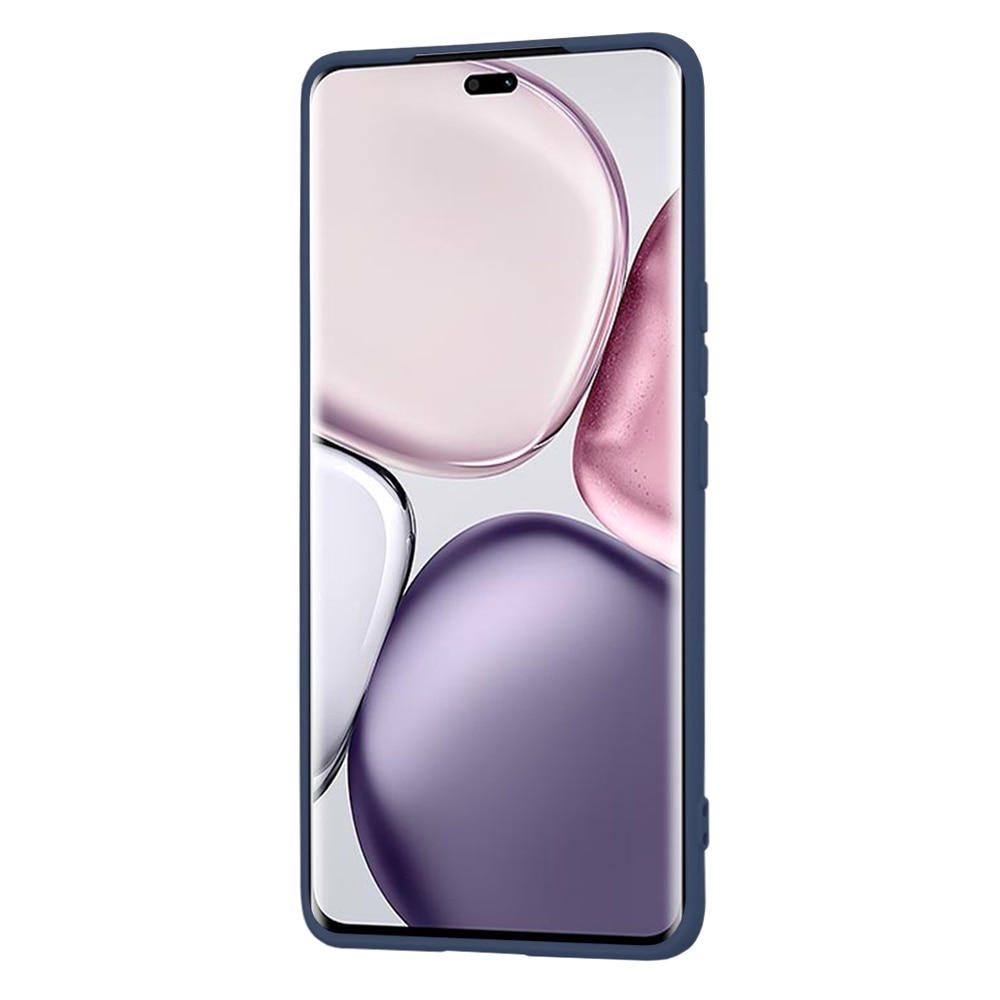 Husa pentru Honor Magic 7 Lite Daden® Silicon SoftFlex, Ultra Slim, Protectie sporita, Interior de microfibra, Albastru