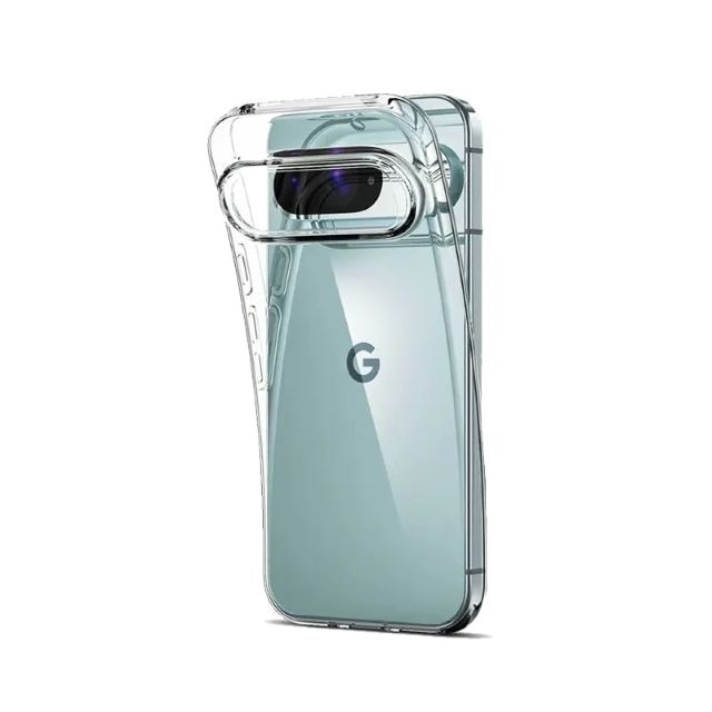 Husa pentru Google Pixel 9 Pro XL Daden® Transparent Clear, Protectie Camera, Antisoc, Transparenta