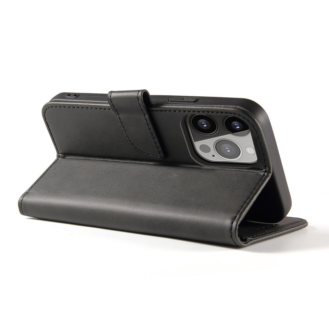 Husa Magnet Wallet Stand compatibila cu Honor X6a Black