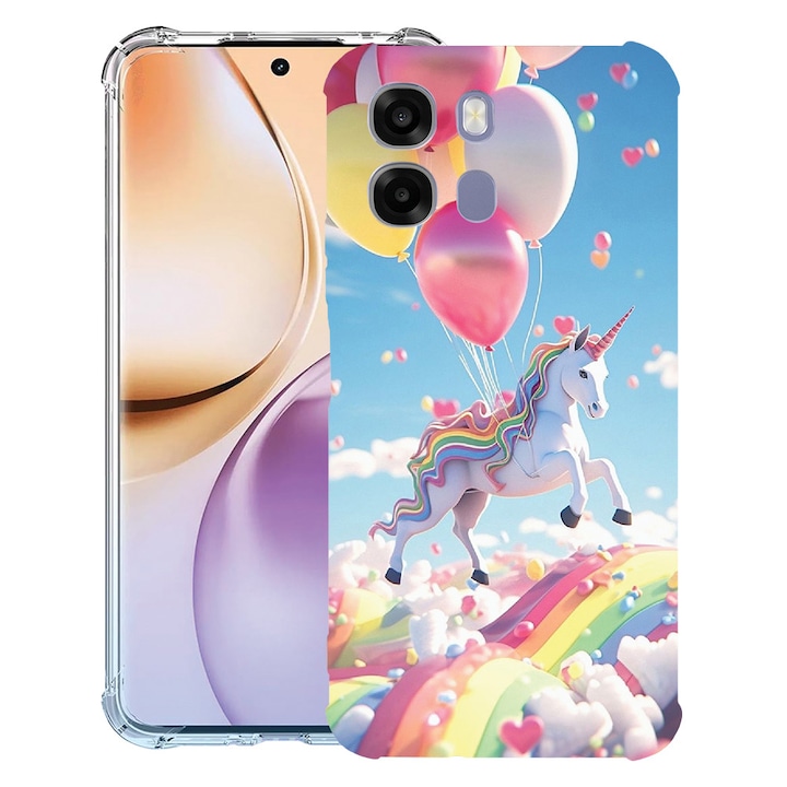 Intelli® Husa Anti Shock Compatibila cu OPPO A6 / A6X / A6S, Magical Pattern, Protectie Camera, Rezistenta la uzura, 3156785 AS 1215
