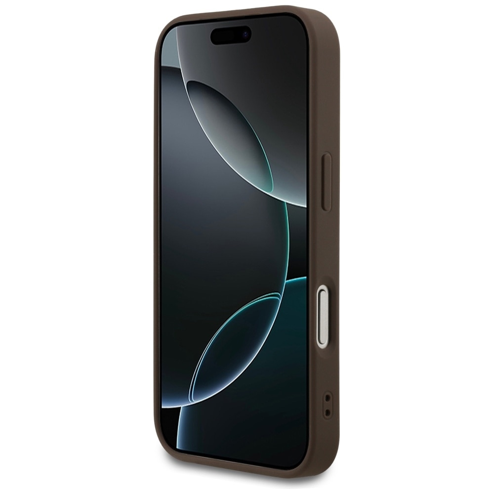 Husa pentru iPhone 17 Pro - Guess Hardcase 4G Classic - Maro