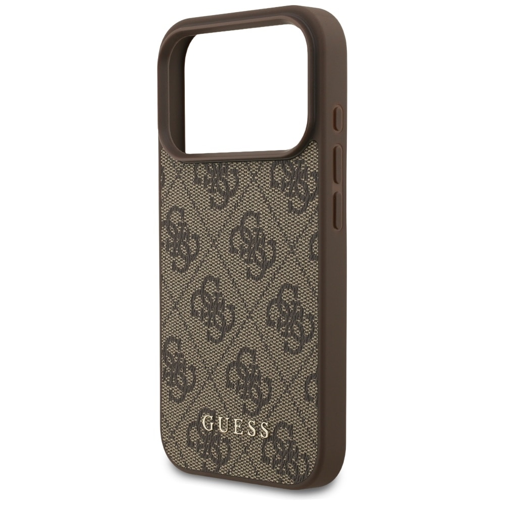 Husa pentru iPhone 17 Pro - Guess Hardcase 4G Classic - Maro