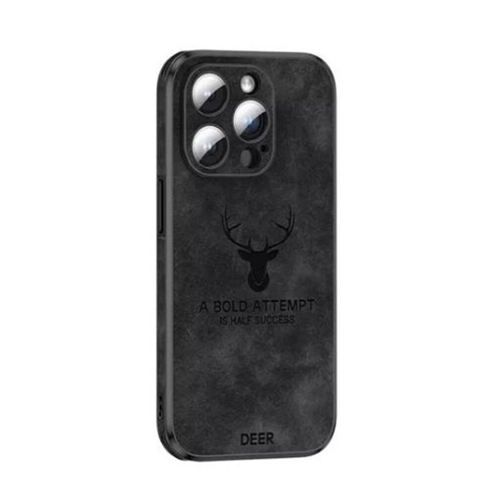 Husa de telefon, Xyxanmo, Piele, Pentru iPhone 14 Plus, Negru