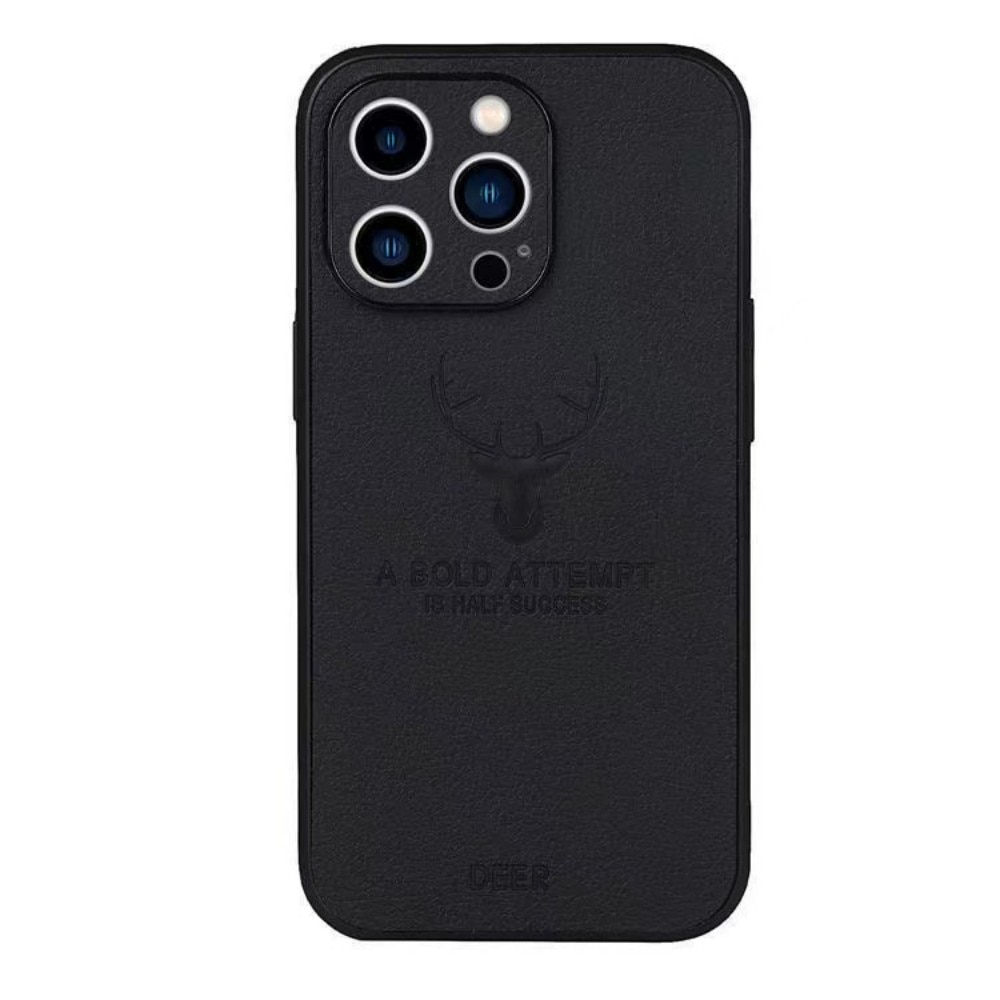 Husa de telefon, Xyxanmo, Piele, Pentru iPhone 14 Plus, Negru