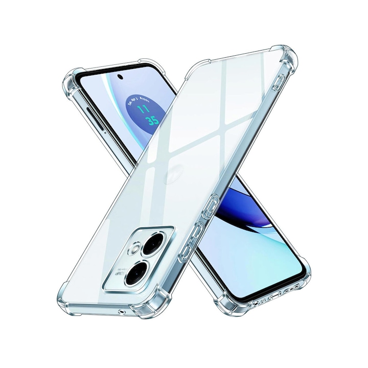 Husa pentru Motorola Moto G84 Techsuit Shockproof Silicone Transparent