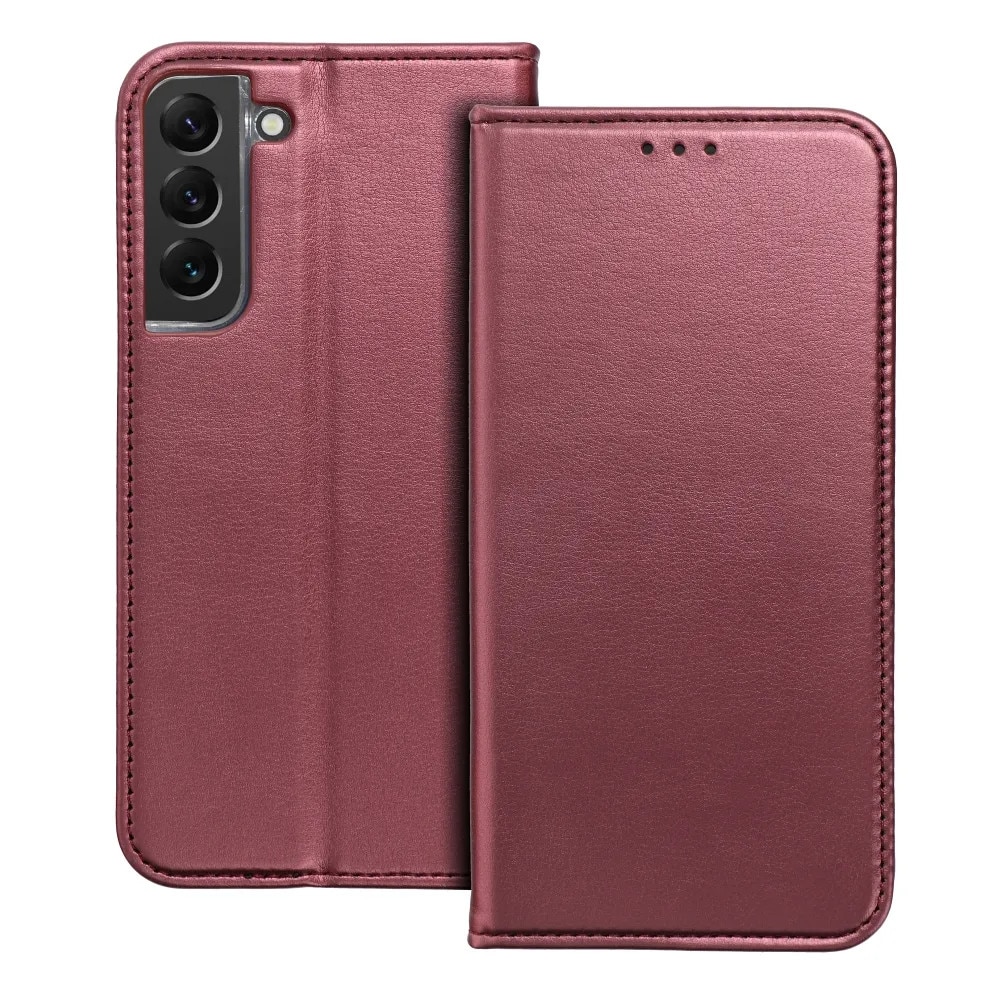 Husa de protectie Premium Soft Touch cu inchidere magnetica pentru Samsung Galaxy A05, visiniu