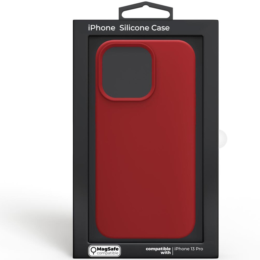 Husa de protectie Next One MagSafe Silicone Case pentru iPhone 13 Pro, Red