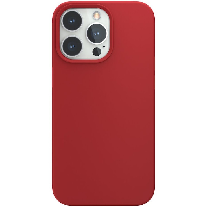 Husa de protectie Next One MagSafe Silicone Case pentru iPhone 13 Pro, Red
