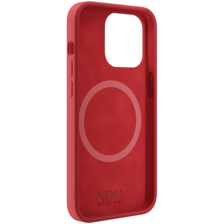 Husa de protectie Next One MagSafe Silicone Case pentru iPhone 13 Pro, Red