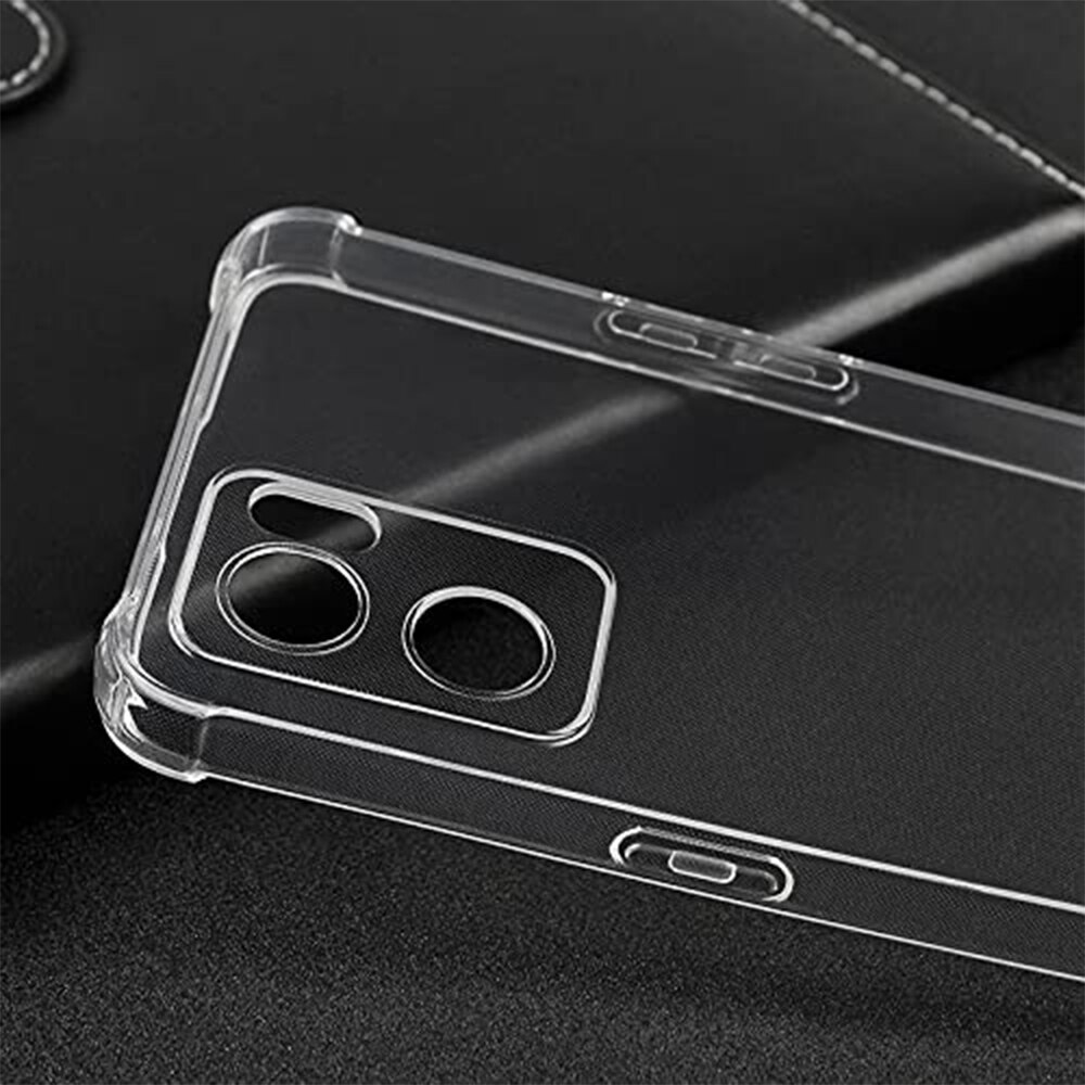 Husa Silicon Anti-Soc Pentru Oppo Reno 7 5G, Crystal Clear, Slim Fit, TPU Silicone, Flexibil si Durabil, Transparent