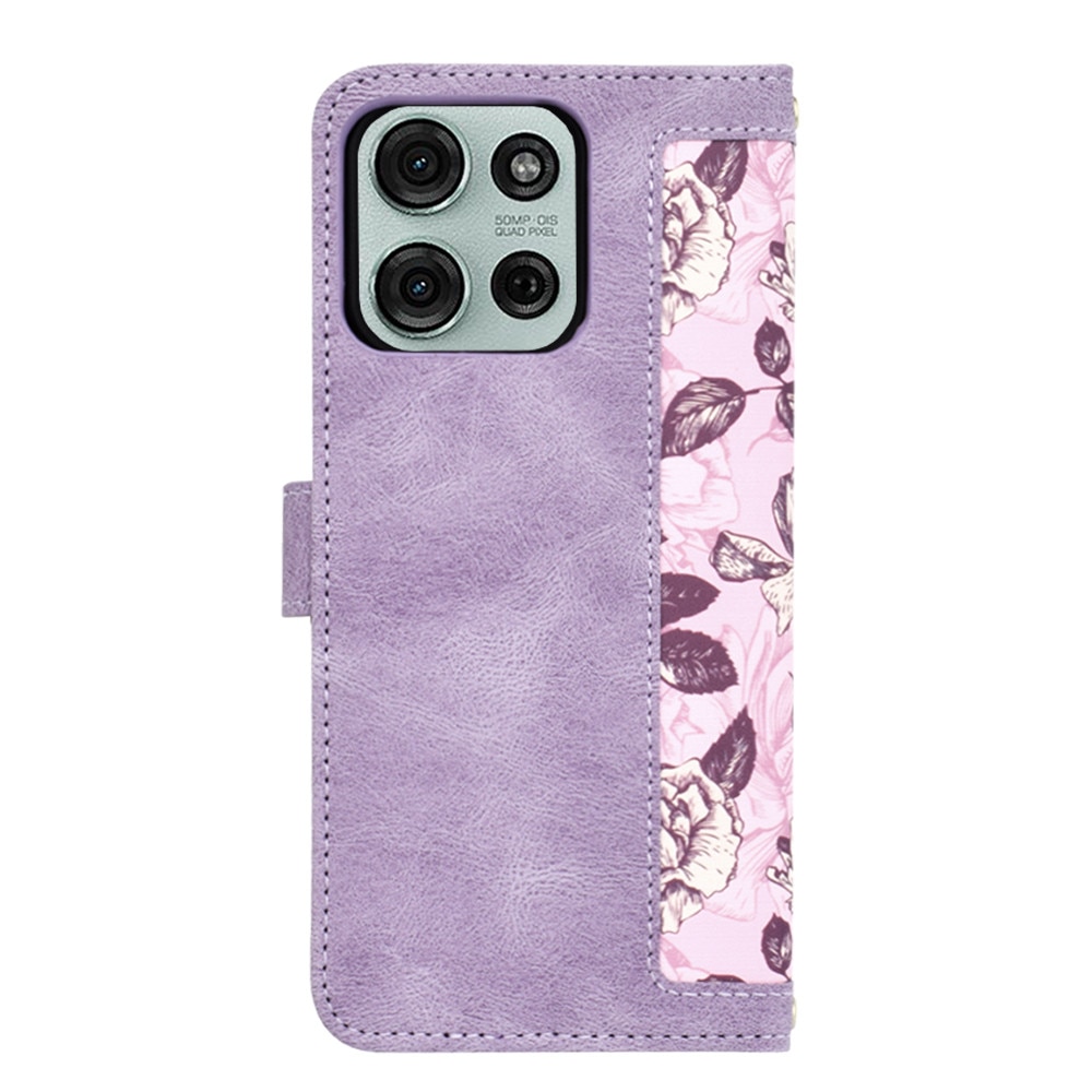 Husa pentru Motorola Moto G75 - Techsuit FlipCraft - Mysterious Purple