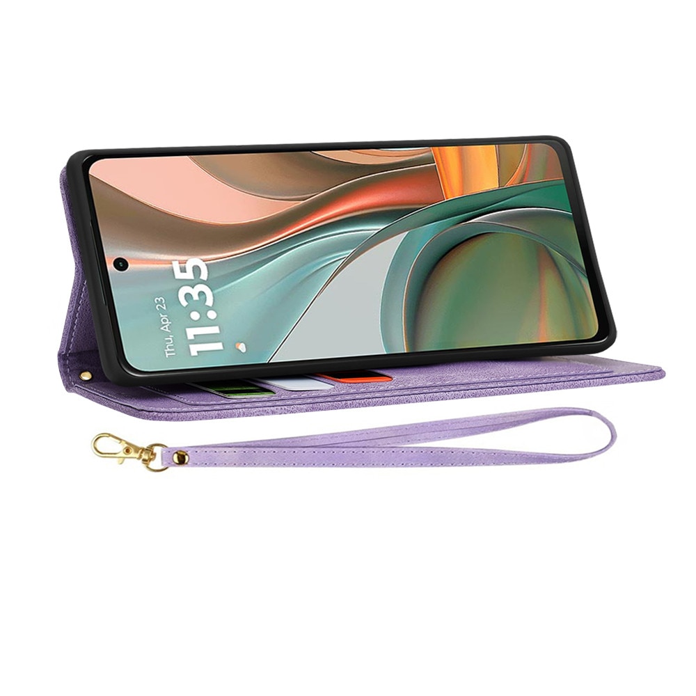 Husa pentru Motorola Moto G75 - Techsuit FlipCraft - Mysterious Purple