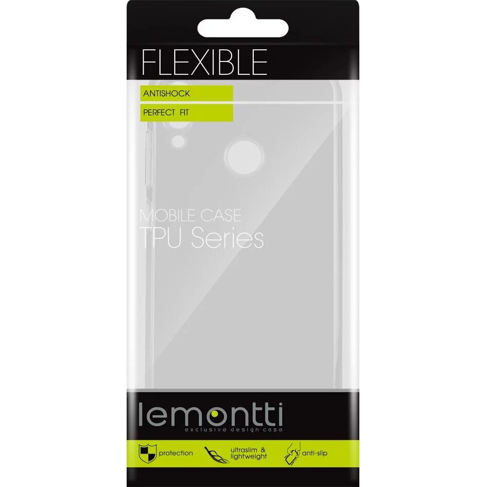 Husa de protectie Lemontti Silicon pentru Huawei Y7 2019, Clear