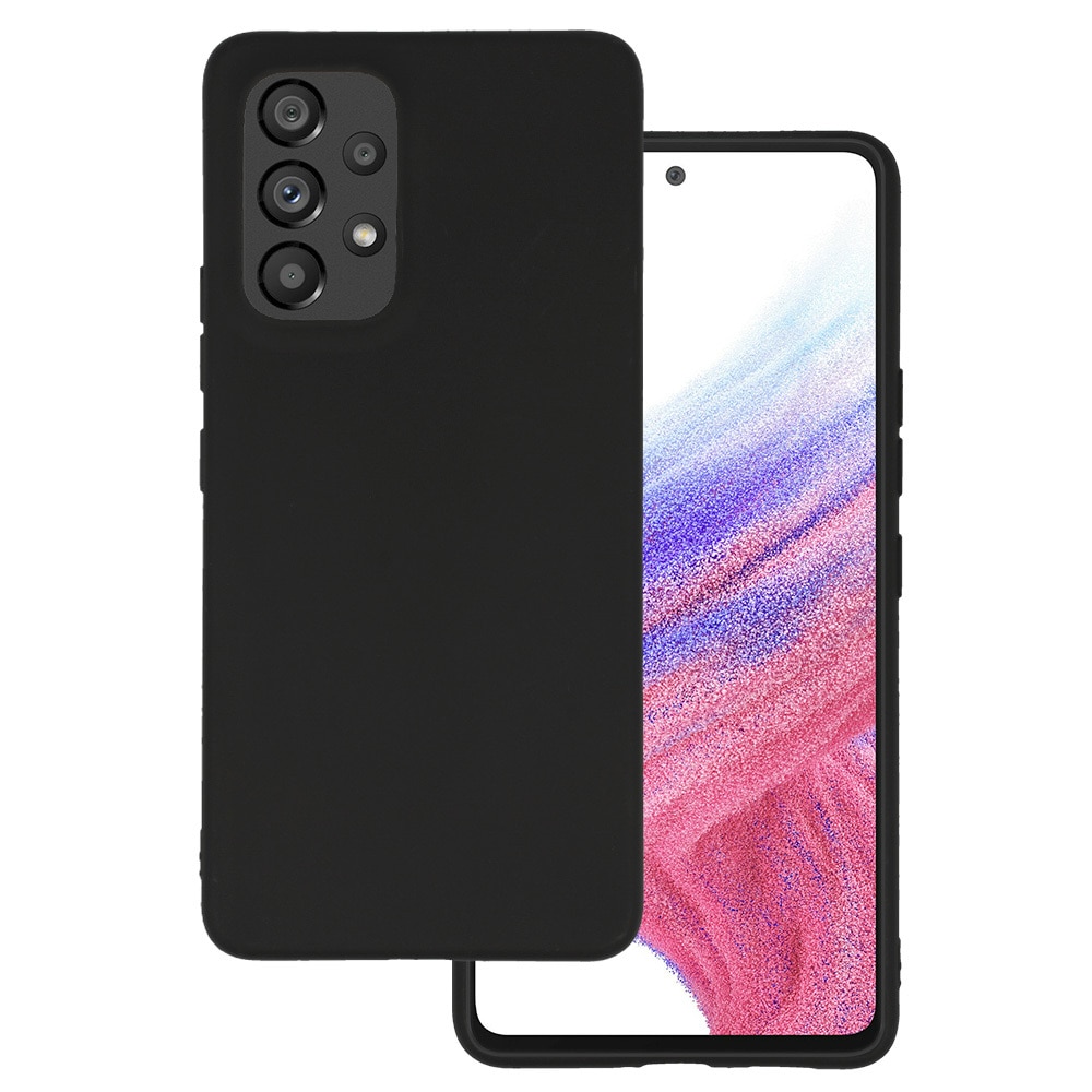 Husa Pentru Samsung A53 5G, Ultra Slim, Silicon, Negru Mat, BzStore