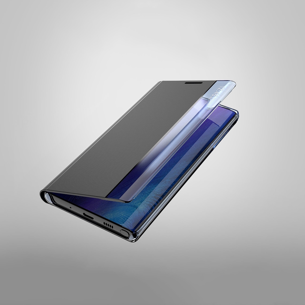 Husa phone Hurtel New Sleep Case, functie de suport, magnetica, negru, pentru Xiaomi Redmi Note 12 5G / Poco X5 5G
