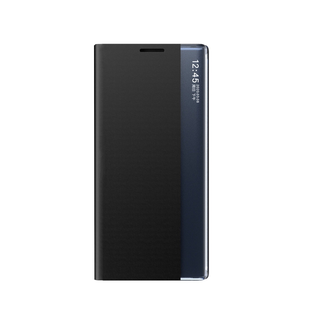 Husa phone Hurtel New Sleep Case, functie de suport, magnetica, negru, pentru Xiaomi Redmi Note 12 5G / Poco X5 5G