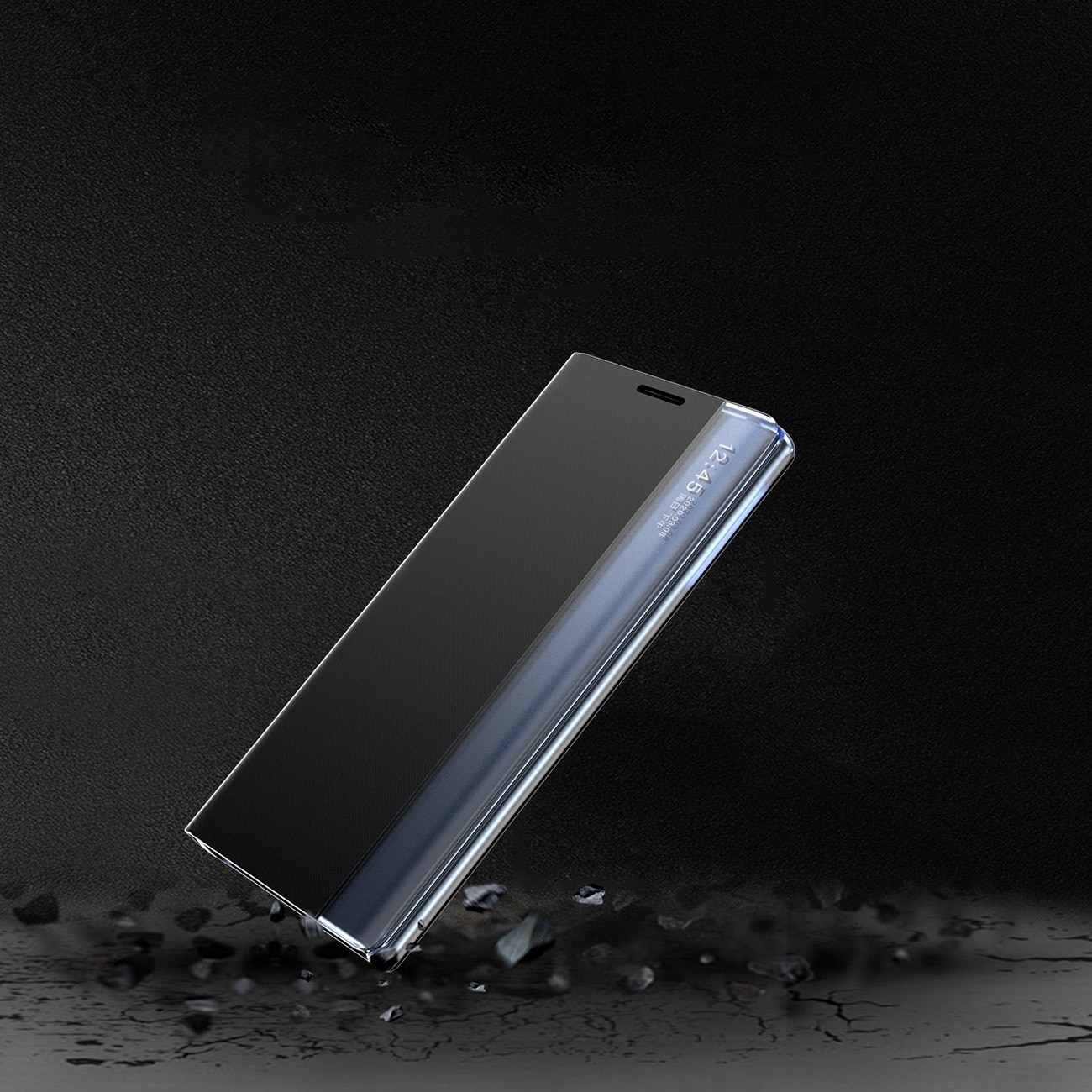Husa phone Hurtel New Sleep Case, functie de suport, magnetica, negru, pentru Xiaomi Redmi Note 12 5G / Poco X5 5G