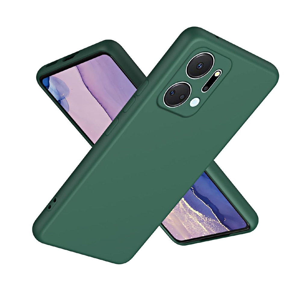 Husa Jelly Silicone Compatibil cu Xiaomi Redmi note 12 4G, Interior de microfibra, Flexibila, Verde Inchis
